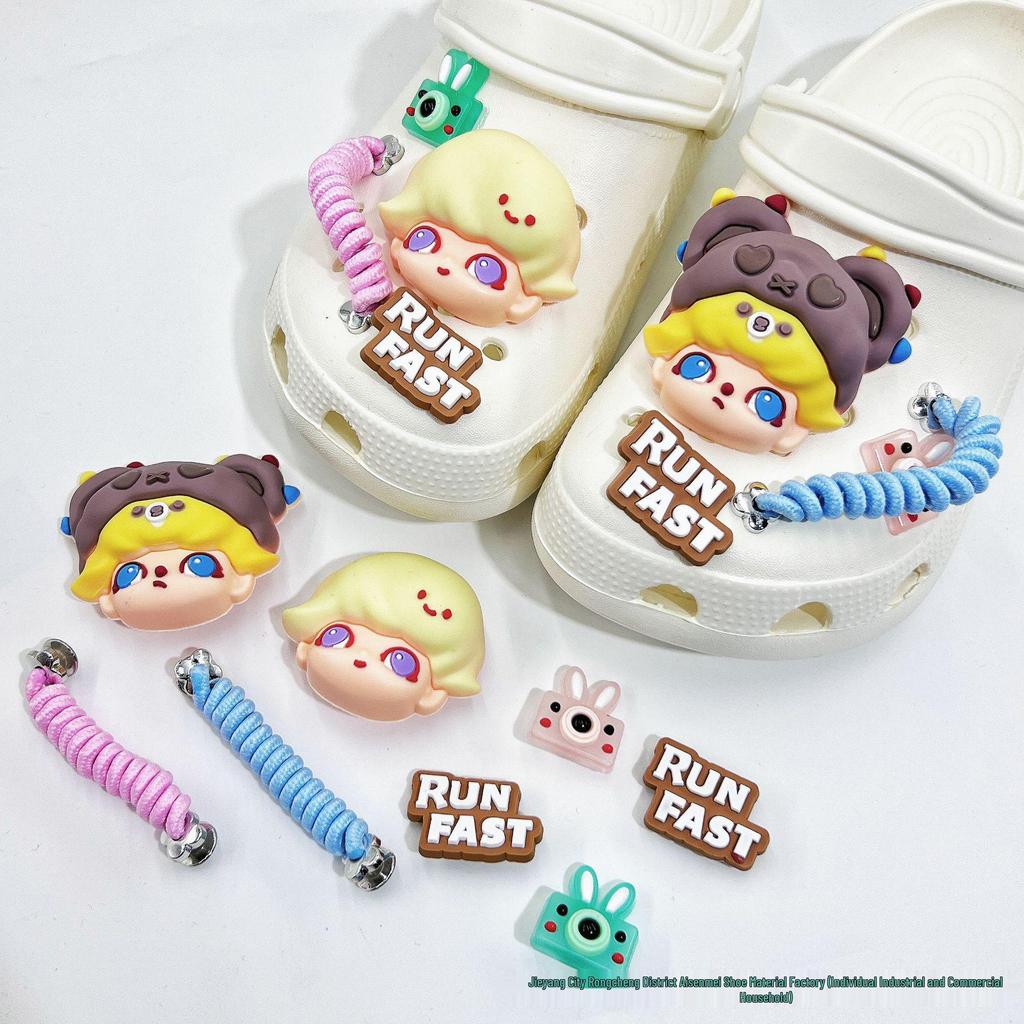 Cute Cartoon Shoe Charms: Kids' Croc Accessories, 3D Snap-On Flower Decorations for Boys & Girls