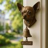 Dog Welcome Doorbell Vintage Chihuahua Poodle German Shepherd Dog Door Bell Home Office Entrance Decorative Bell Pet Lover Gift