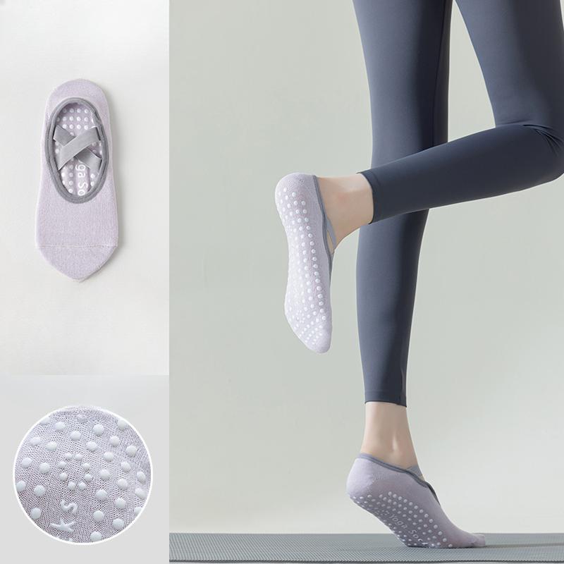 Women's Summer Thin Cotton Indoor Professional Yoga Fitness Dance Pilates Sports Non Slip Socks