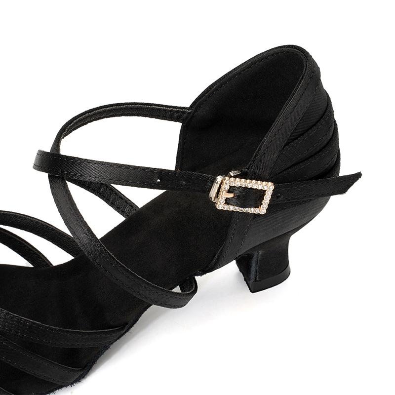 Женская обувь для бальных танцев, латинского танго, сальсы, на высоком каблуке 5 см