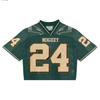Футболка Y2K American Harajuku Hip Hop Fashion Football Jersey Streetwear Vintage Casual Breathable Splicing Free Short Sleeve
