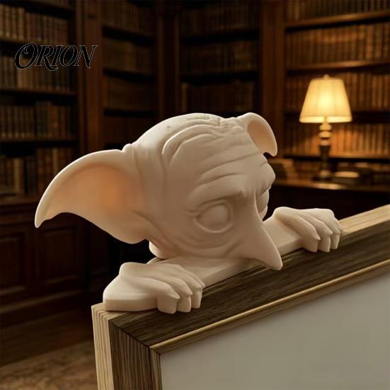Стабильное украшение для экрана 3D-печатная фигурка эльфа, украшение для компьютерного монитора, миниатюрная остроконечная мини-фигурка, ухо, волшебная фигурка, коллекционная