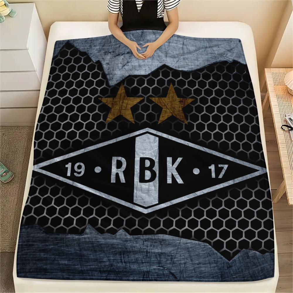 Rosendahl BK Print Flannel Blanket, High quality Comfortable for All Seasons, Home Decor, Warmth and Comfort