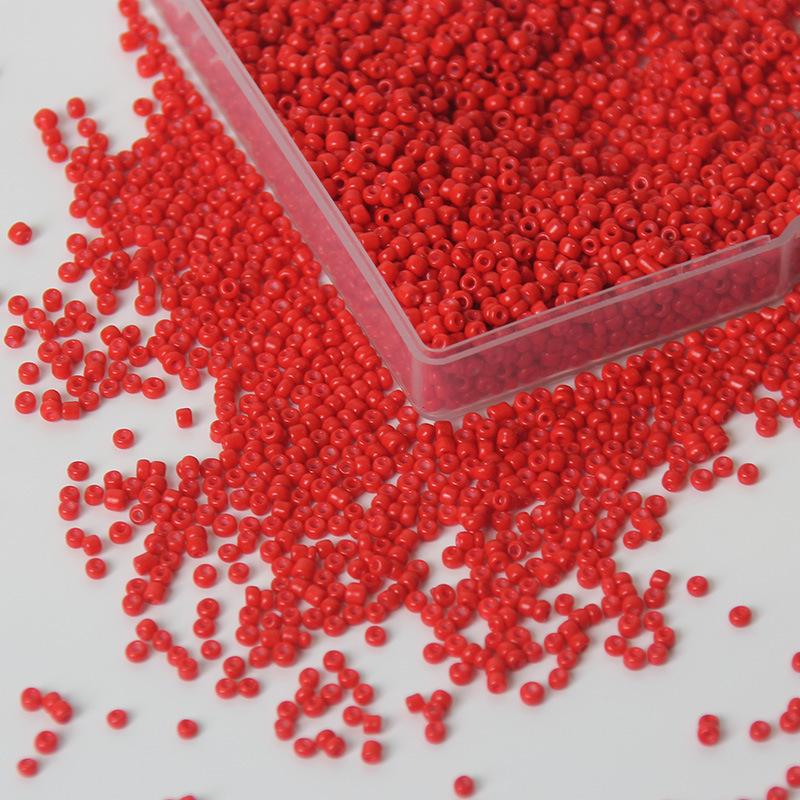 Прочные стеклянные бусины 2 мм различных однотонных цветов для изготовления украшений своими руками