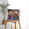Pillow Case L-Loud Houses Family Cartoon Graphic Pillow Cover For Living Room Sofa Morden Pillowcases