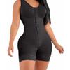 2024 Трансграничный боди для коррекции фигуры по всему телу с застежкой-молнией в области промежности