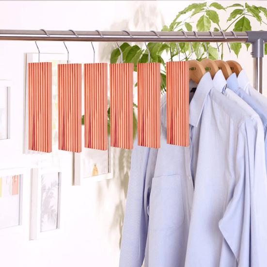 1 Set Cedar Wood Wave Pattern Wave Shaped Wooden Balls For Insect And Moth Control