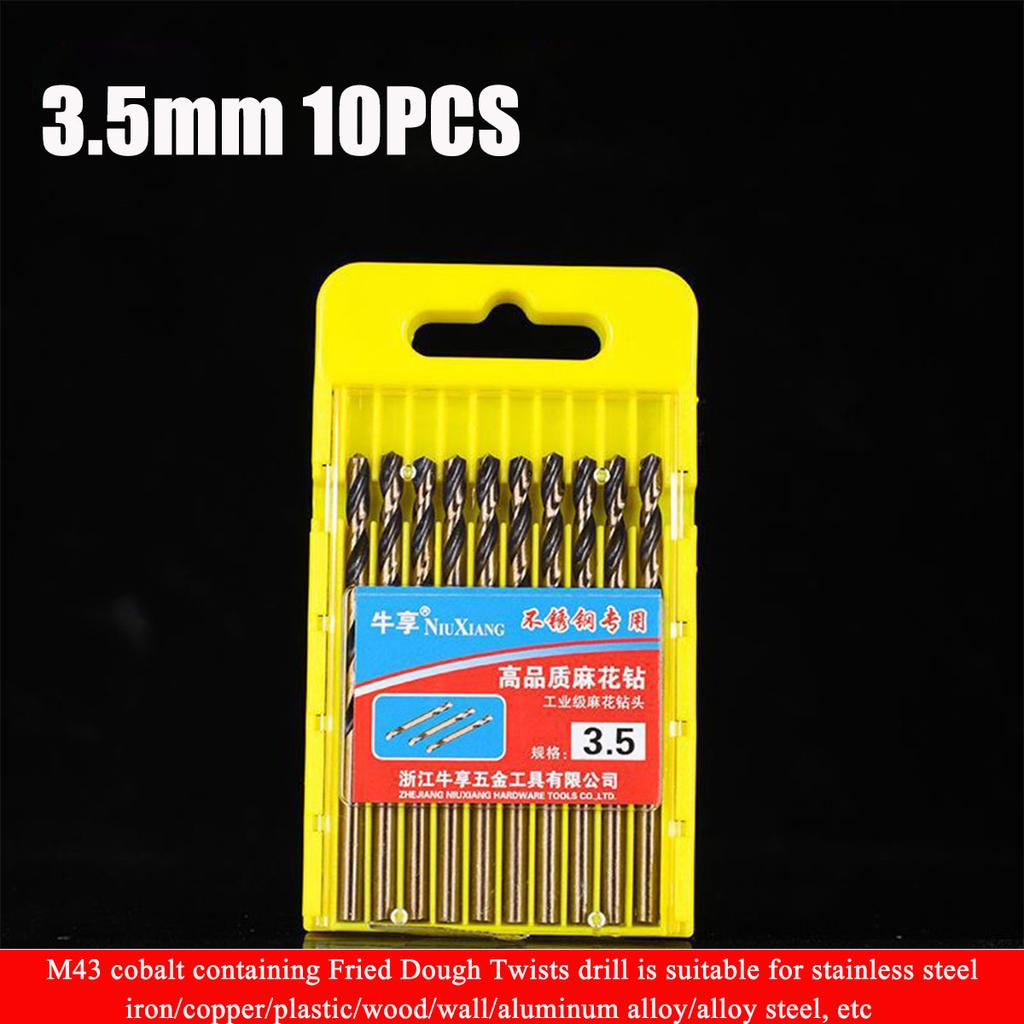 Twist Drill,Drill Bits For 10 PCs Twisted Drill Bits For High Steel Straight Shank Woodworking Drilling Tool(2.0,2.5,3.5mm)