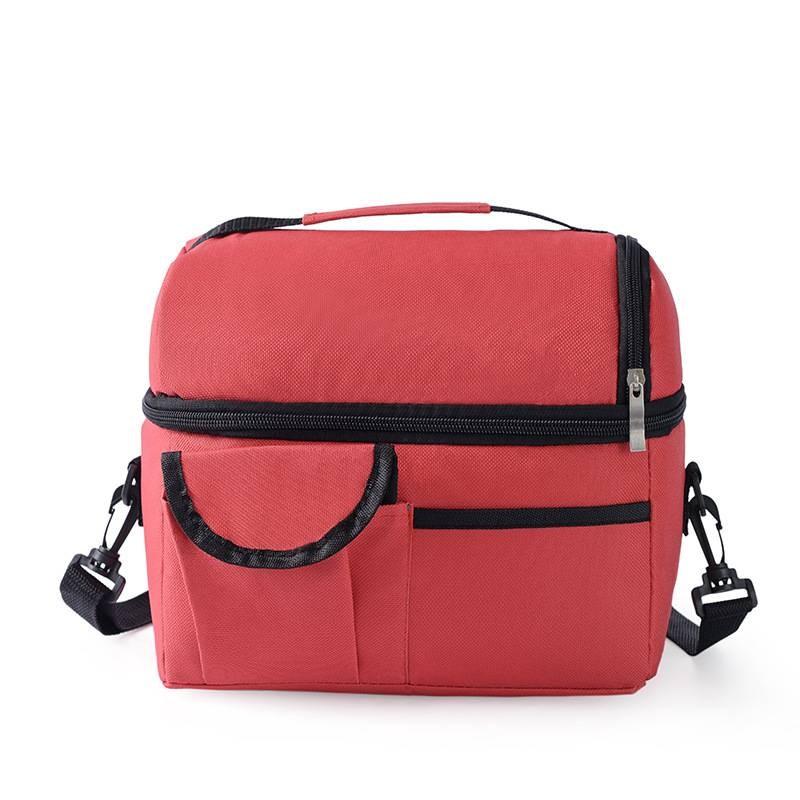 Insulated Shoulder Portable Bag Tote Picnic Storage Box Thermal Cooler Lunch