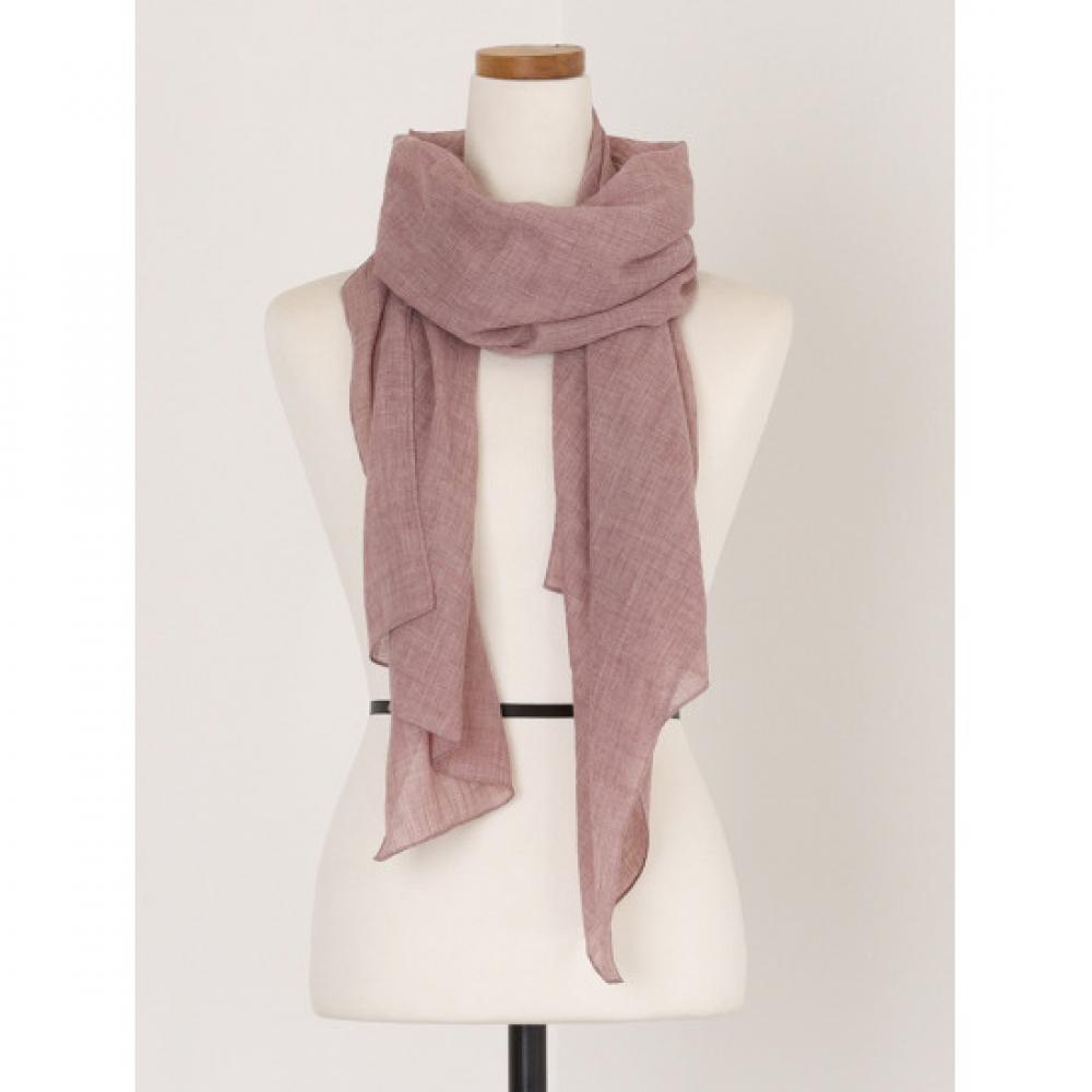 Shop   Women Basic Long Scarf Plain Peach Drn Wsc 0724