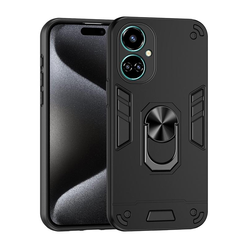 Armor Case For Tecno Camon 18P 19 NEO Camon 20 Camon 30 Pro Full Body Rugged Protective Car Magnetic Ring Stand Hard Phone Cover