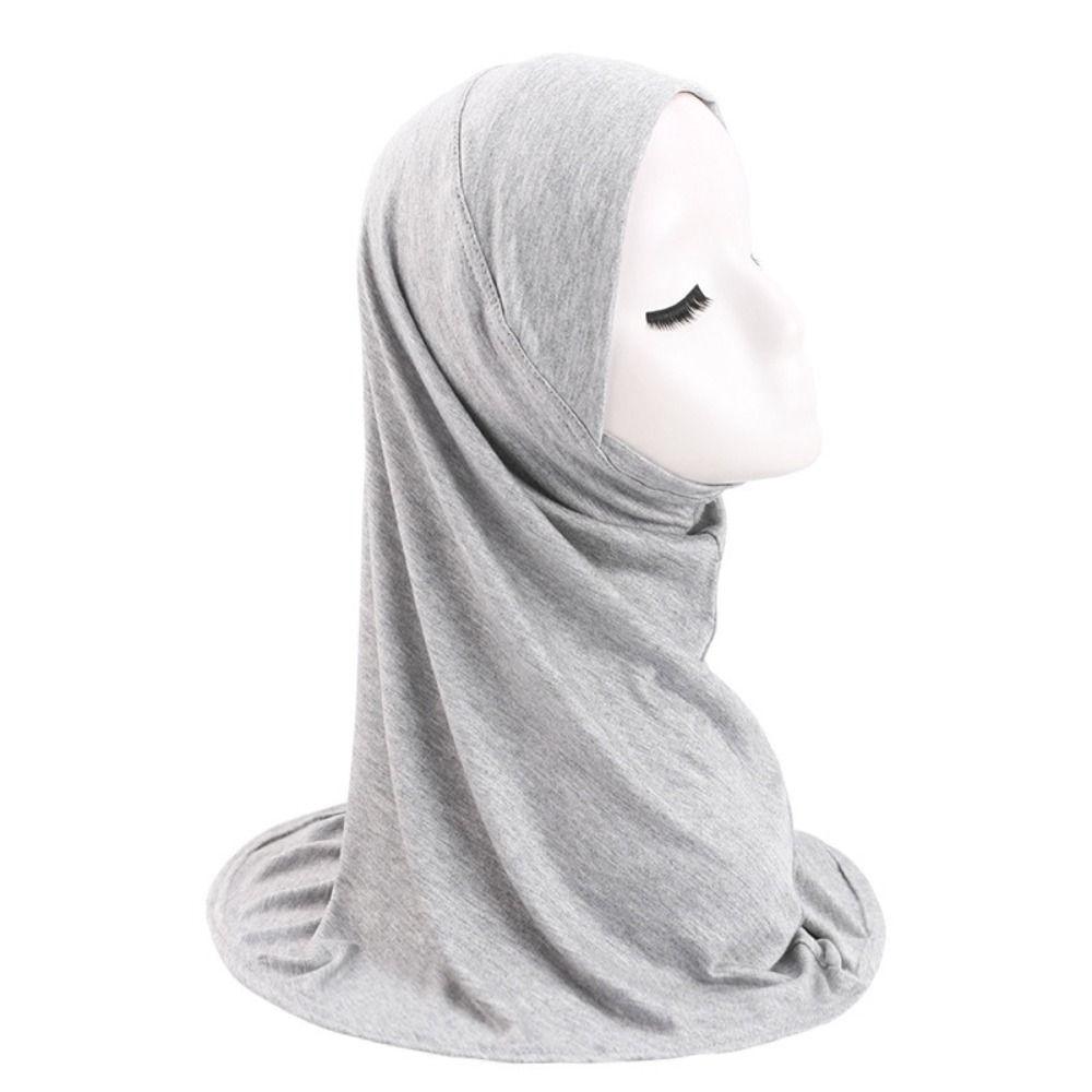 Modal Cotton Islamic Headscarf Rayon Cotton Turban Headband Turbans Muslim Hijab  For Women