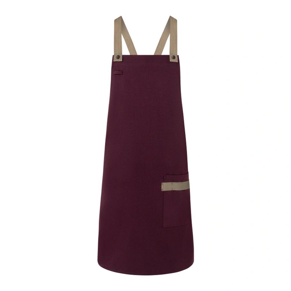 Urban-Look Cross Strap And Pocket Bib Apron