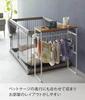 Yamazaki Jitsugyo Pet Coat Hanger Rack White Approx. W50 X D21 X H60cm Tower Pet Supplies Pet Clothes Storage Rack 2119