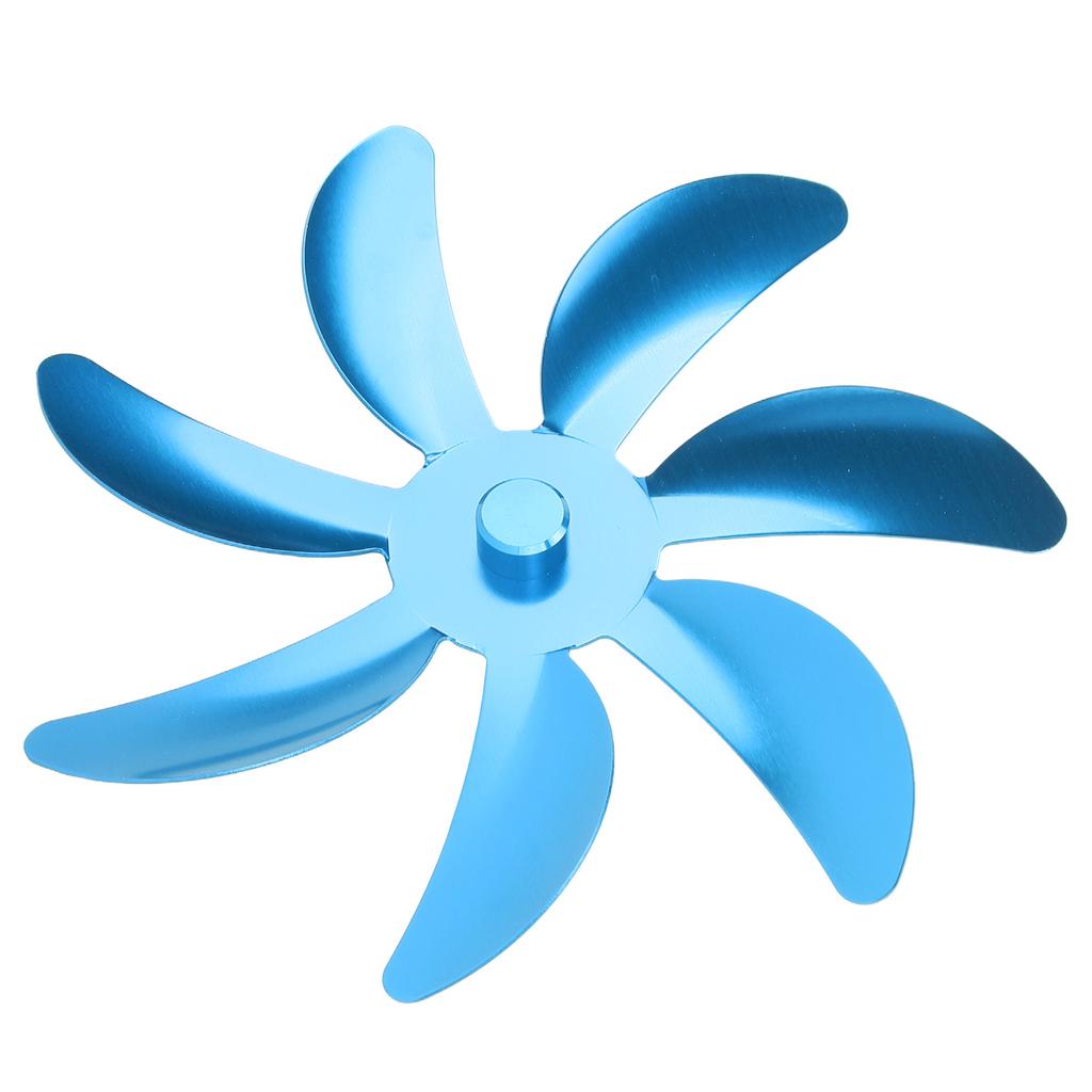 Вентилятор для печи Лопасть из алюминиевого сплава 7 лопастей Простая установка Универсальная замена лопасти вентилятора для камина