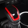 Red&black Gear Shift Knob Cover Trim 1pcs For Toyota Grand Highlander 2024 2025