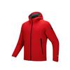 Training Series Solid Color Zipper Hooded Casual Waterproof Wear-Resistant Jacket Men Jacket Classic-Red 152517625-1