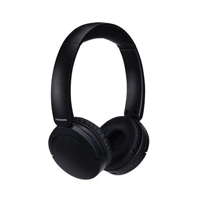 Panasonic Полноразмерные наушники, Bluetooth, Multipoint, 2-канальные, Type-C, Легкие, Черные, RB-HF630B-K