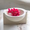 Wabi-sabi Style Abstract Art Half Fruit Plate Ornaments Designer Light Luxury Hotel B&B Imitation Travertine Storage Plate Ornaments