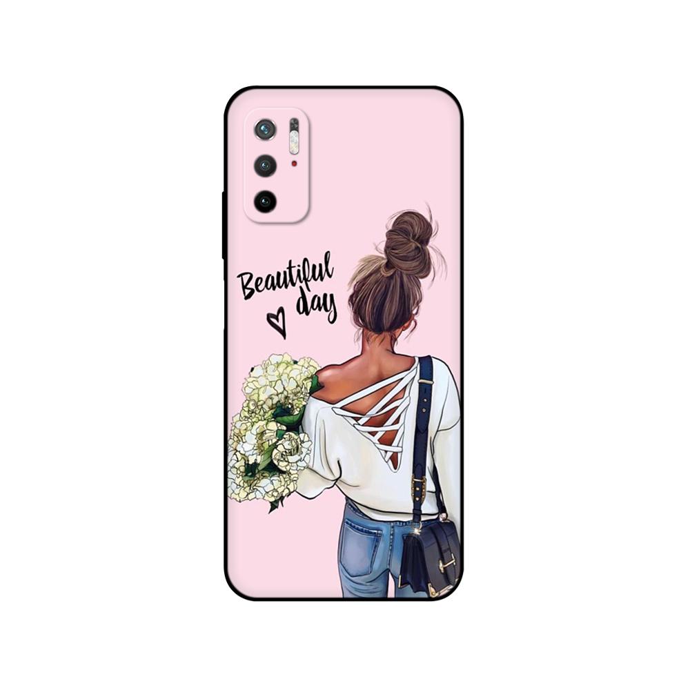 Для Poco M3 Pro Чехол 6.5" Телефон Задняя крышка Для Xiaomi Poco M3 Pro Силиконовый чехол Бампер POCOPHONE Funda Soft Etui черный чехол из ТПУ