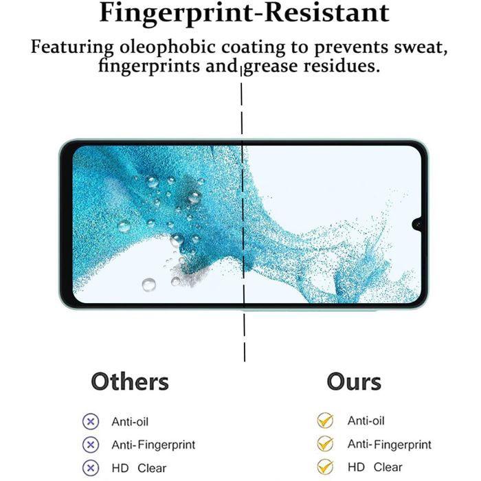 Film de protection en verre trempé - BOOLING - Compatible Samsung Galaxy A07 - Lot de 4 - Résistant aux rayures - Dureté 9H