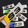 1pc 3D ABS Chrome Green Yellow Purple Blue Black Logo S3 Emblem Sticker Car Rear Trunk Badge For S3 8V 8P 8L 8Y S 3 Accessories