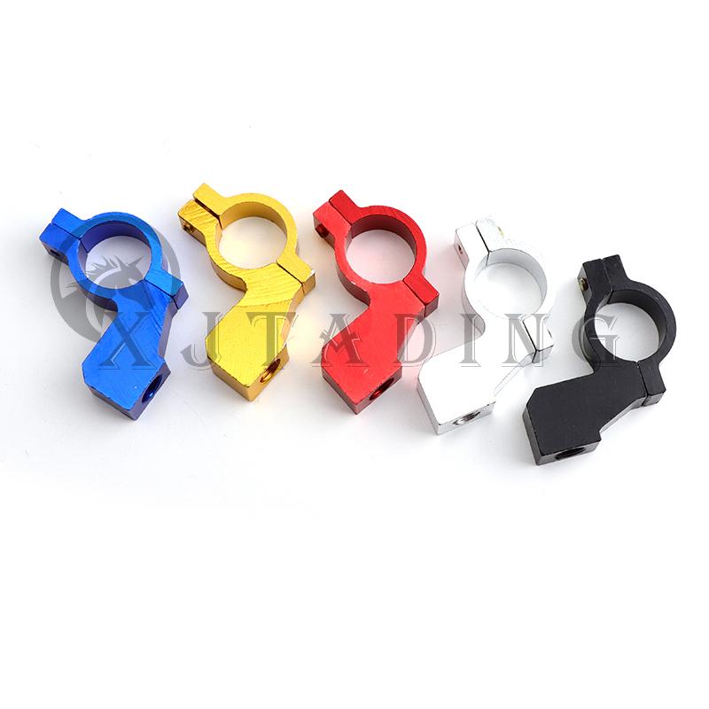 Universal 7/8" Motorcycle Handlebar Rear View Mirror Bracket Mount Adapter Holder Clamp CNC Aluminum Mount Brackets Accessories