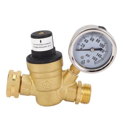 Клапан регулятора давления воды 3/4 дюйма резьба латунь и железо регулируемый давление воды для автодома