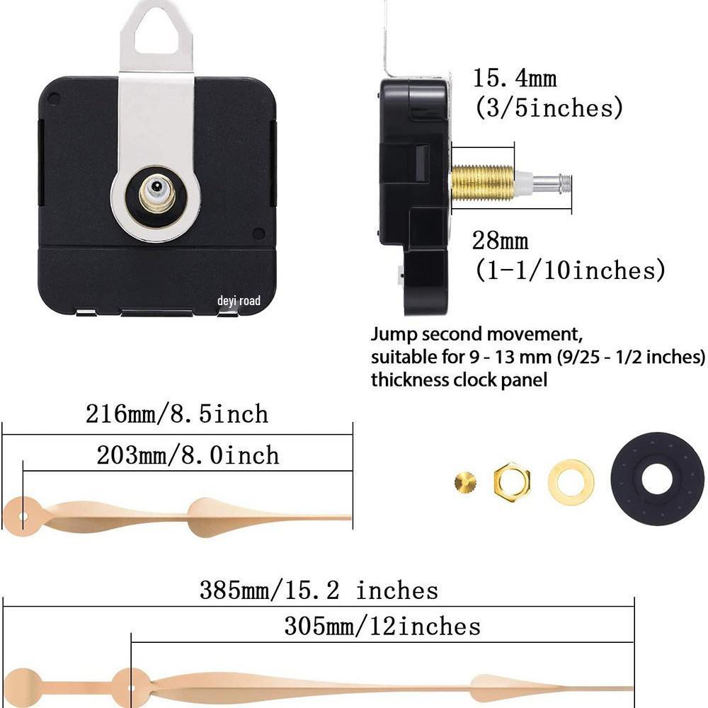 Стрелки часов и набор кварцевого механизма DIY для настенных часов