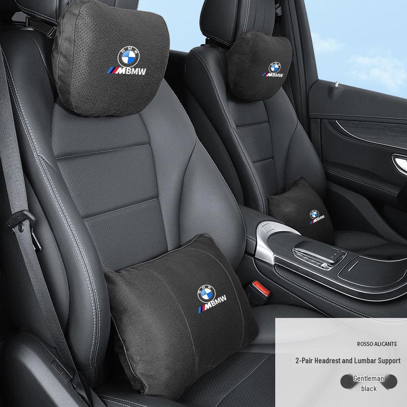 Совместимо с автокреслами BMW 5-й, 7-й серий, X1, X3, X5, оснащено подушками для поддержки головы, поясницы и шеи.