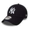 Кепка New Era New York Yankees Стрейч Фит Темно-синяя 3930 39thirty Изогнутый козырек L XL