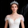 Модный протеиновый стразовый головной убор в виде короны, аксессуар для волос в стиле барокко для танцевальной вечеринки, дня рождения, королевы, прически