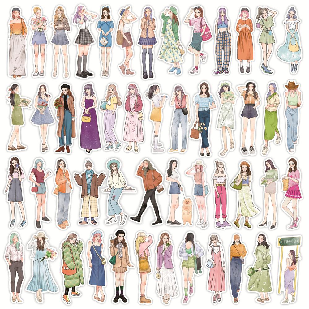 Современные наклейки Mori Girls DIY Scrapbooks Декор для альбома Наклейки Наклейки