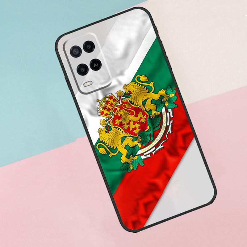 Чехол для телефона Oppo A17 A77 A60 A74 A94 A54 A18 A38 A58 A78 A98 A40 A80 A16 A76 A96 A15 A57S с изображением флага Болгарии, карты