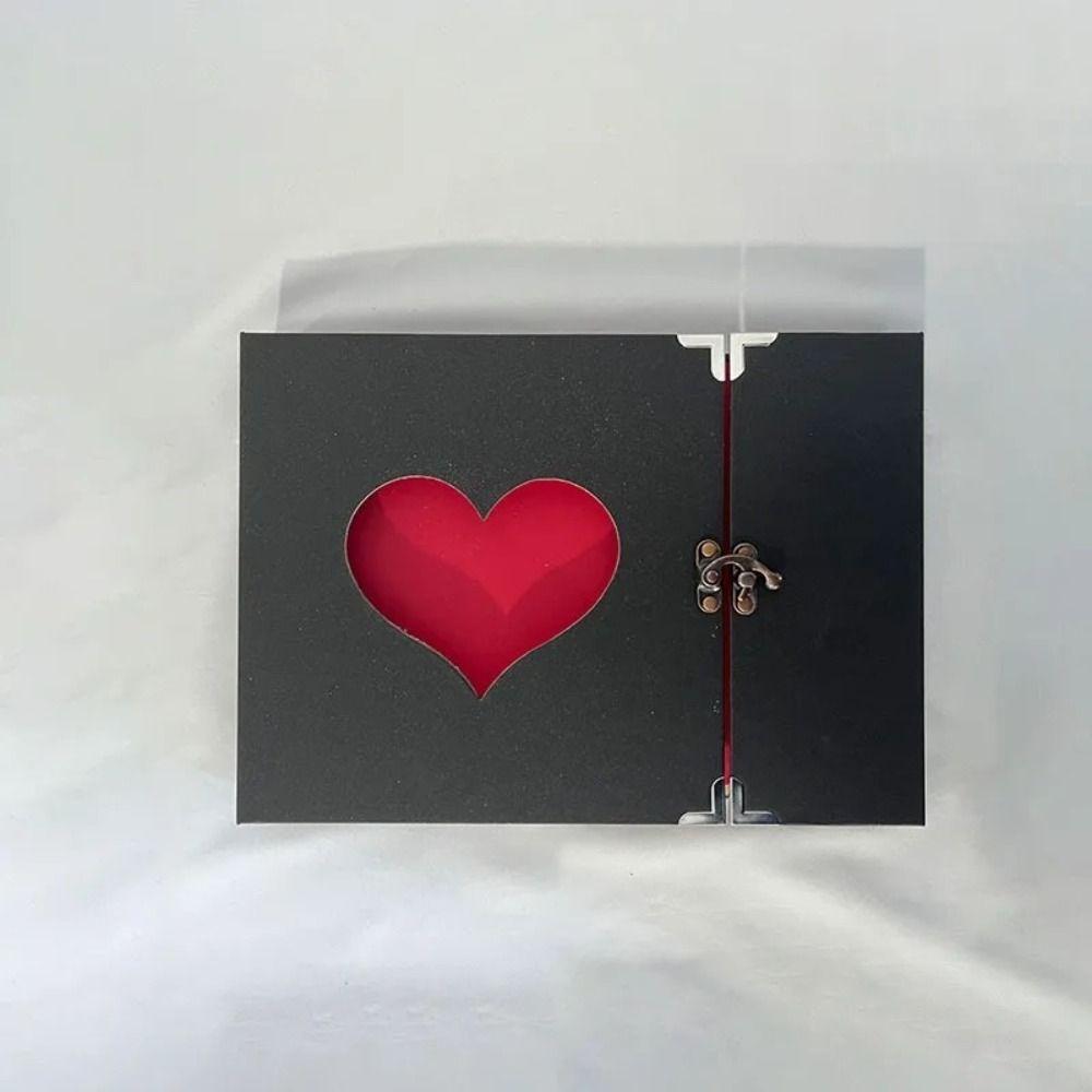 Самоклеящийся внутренний фотоальбом DIY Love Heart Детский альбом для развития Путешествия