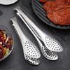 Yousheng Food Clip Cooking Salad Serving BBQ Tongs Gatherings Food Buffet Tongs Stainless Steel Bead Appetizer Seak Tongs Versatile Kitchen Tongs