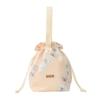 Paul Joe Break Time Marks Lunch Drawstring Bag In Chrysanthemum Nude Pink & (PAJB-TB08-PK)