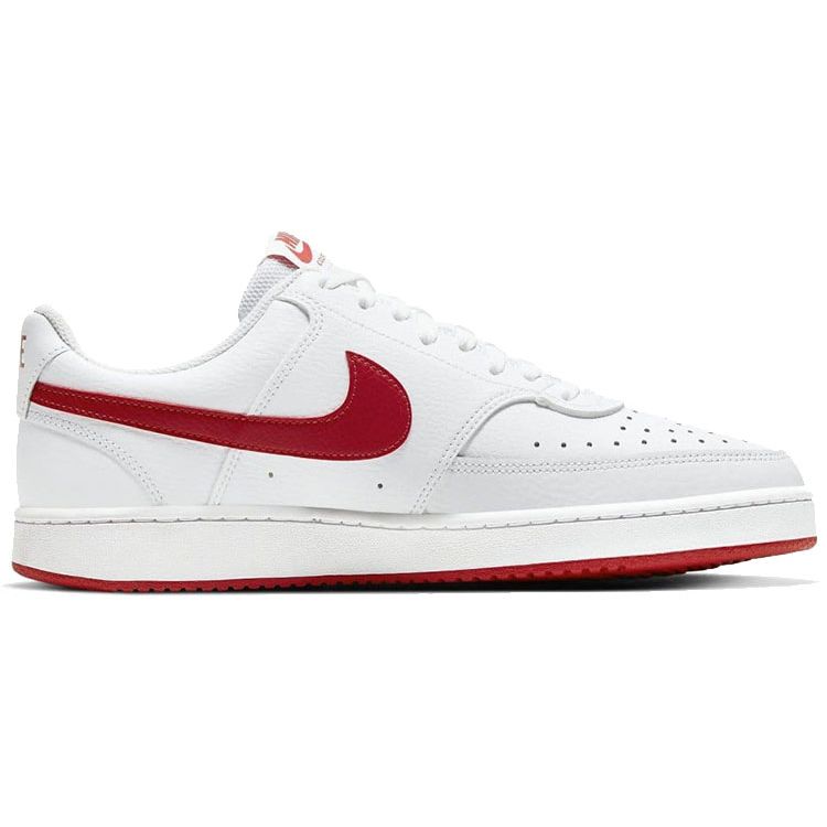 Nike Court Vision Low White University Красные мужские кроссовки CD5463-102