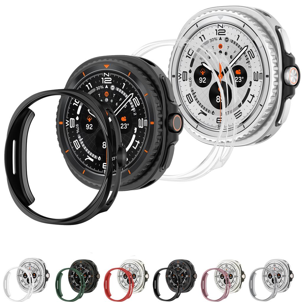 Полые корпуса из поликарбоната для Samsung galaxy watch 8 корпус 46 мм Аксессуары Защитный бампер-оболочка Для galaxy watch 8 40 мм 44 мм чехлы