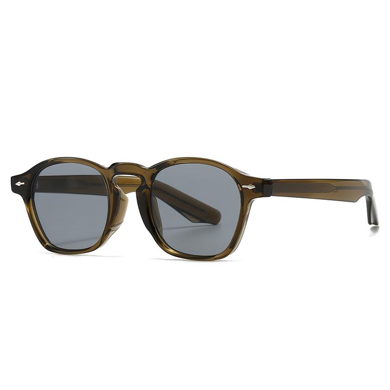 Европейский и американский модный уличный стиль ретро художественные солнцезащитные очки с акриловыми вставками современный шарм солнцезащитные очки 28058