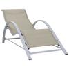 Day and Night - Day and Night Textilene and Cream Aluminum Lounger