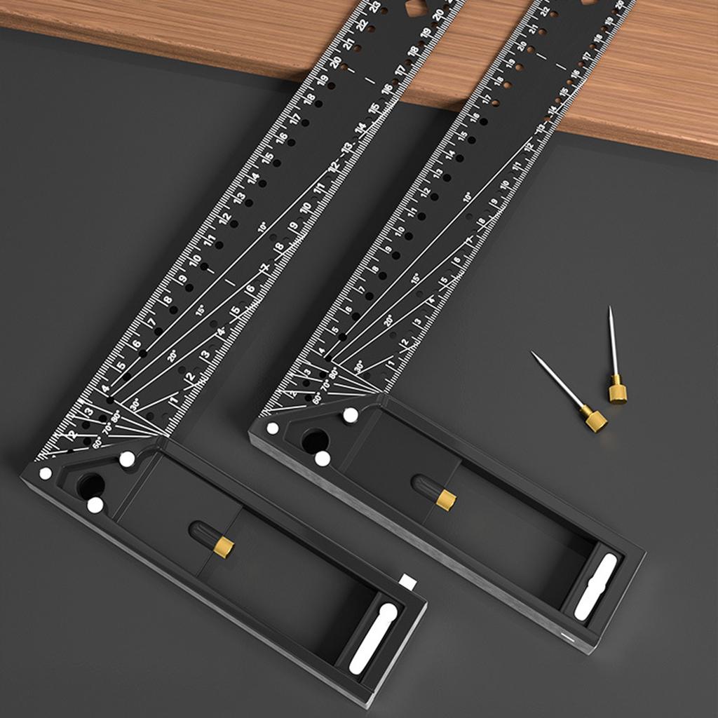 Карпентер-квадрат, FramingSquare, Карпентер-квадрат 12 дюймов/15,7 дюйма, линейка прямых углов, линейка FramingTool L-образной формы