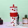 Fashion Vacuum Thermos Cup Star Flower Print Water Bottle Drinkware Insulation Cup  Gift