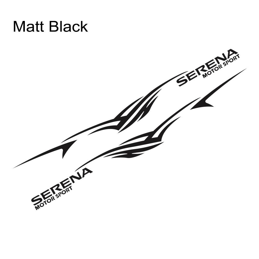 2 шт., наклейки на боковые двери автомобиля для Nissan Serena C23 c25 c26 c27, длинные полосы, автоспортивная графика, виниловые наклейки, тюнинг