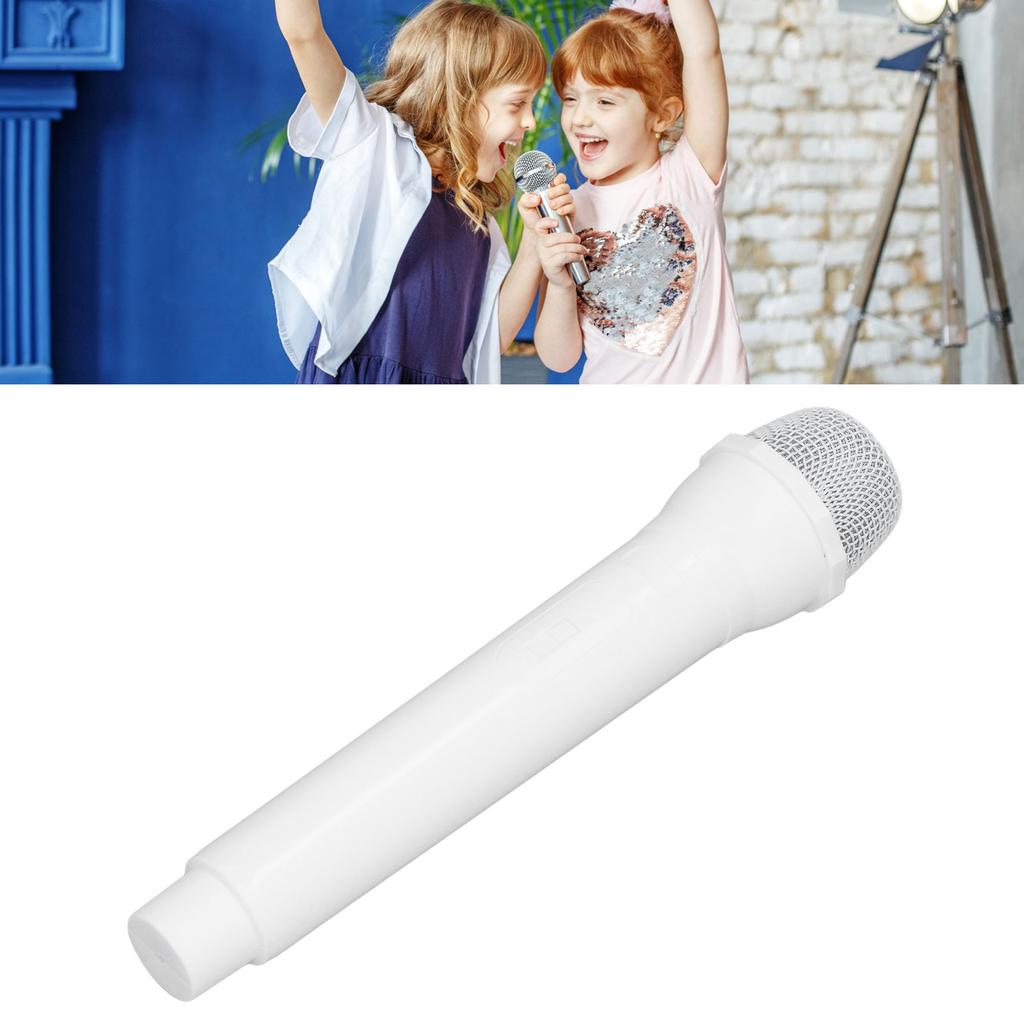 Fake Microphone Kids Prop Pretend Microphone Toy Simulate Speech Practice Mic for Fun Stage Costume Prop Birthday Party Favors