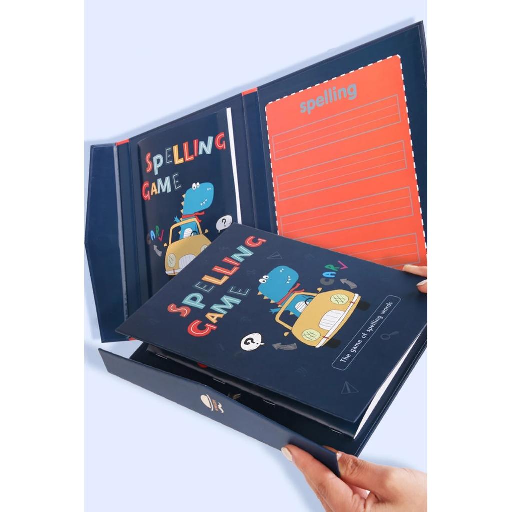 Развитие Монтессори для малышей Карточки с английским алфавитом Магнитные игрушки-пазлы Раннее обучение Изучение слов Письмо Правописание Учебные пособия