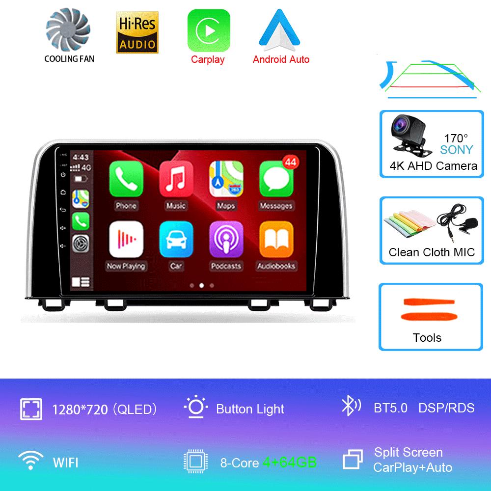 Android 14 Car Radio For Honda CRV CR-V 5 RT RW 2017 - 2022 Multimedia Video Player Navigation stereo GPS No 2din 2 din dvd
