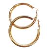 [R8088] - Gold 'Choreography' Hoop Earrings Ø 50 Mm 4 Mm