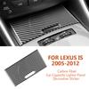 Для Lexus IS IS250 300 350C 2005-2012 Углеродное волокно Автомобильный центральный пульт управления прикуривателя Декоративные наклейки Автомобильные аксессуары