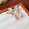 Light Luxury Vintage Earrings Women Oil Drop Sweet Stud Earrings Trendy Butterfly Earrings  Female